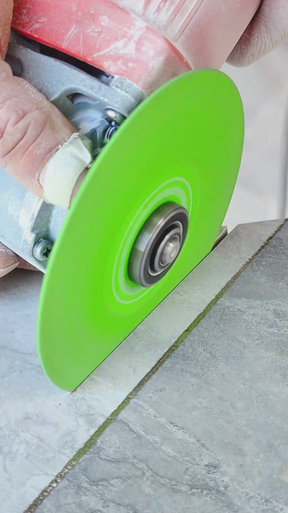 LOZLIN 4.5” /115mm 22.23 diameter of hole Rock plate flat grinding disc tile ceramic marble trimming 45 chamfering sanding saw blade extra wide fine sanding saw blade