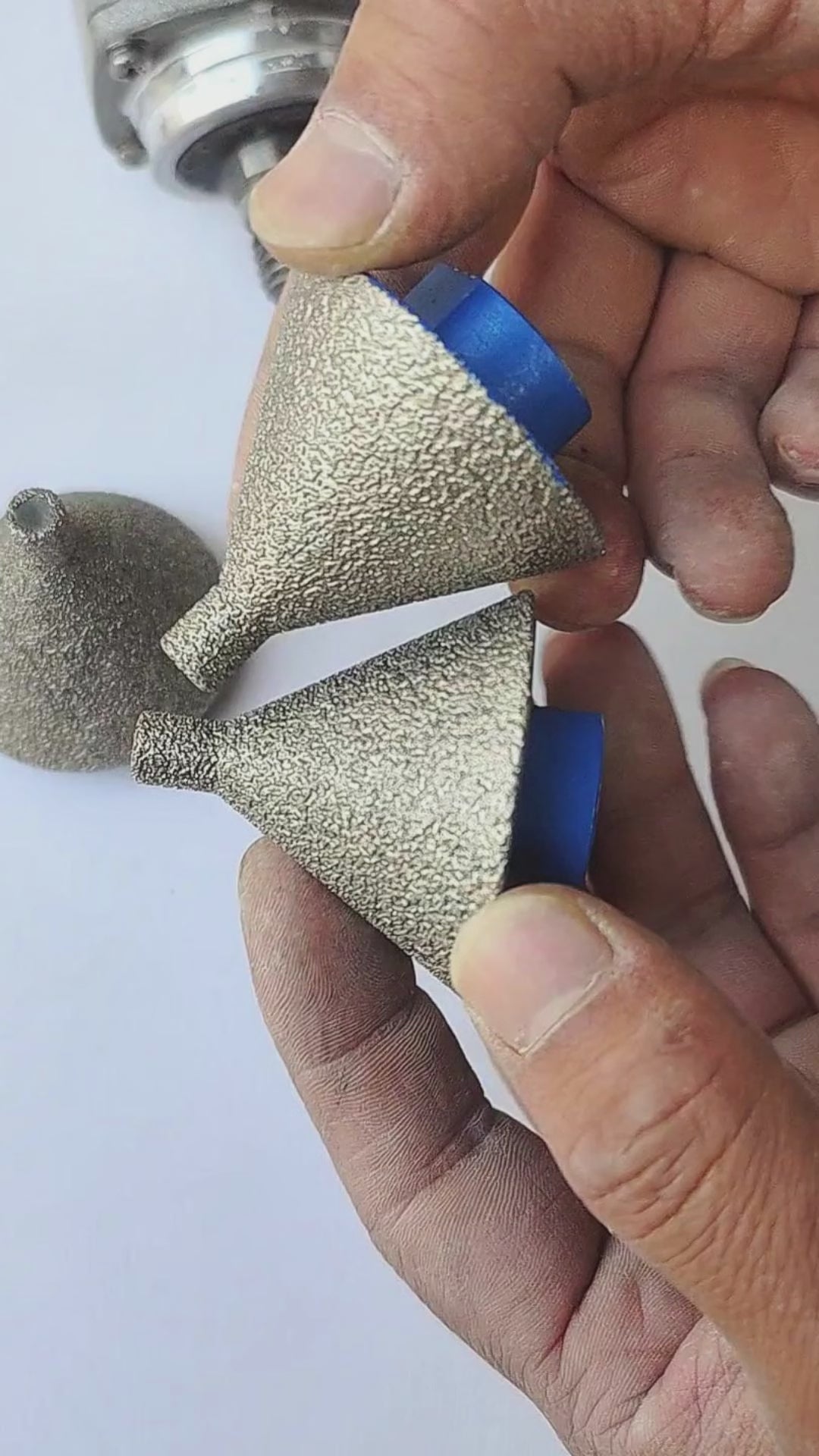 2" (50 mm) Diamant-Fasenwerkzeug zum Kantentrimmen – Multifunktions-Präzisionswerkzeug für Marmor, Granit, Keramikfliesen – einfach zu verwenden für Steinmauerwerk und Heimwerkerprojekte