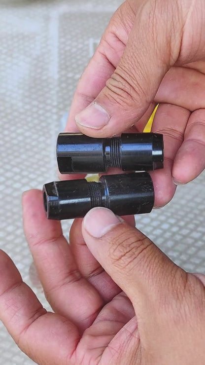 3MM & 6MM (1/8" & 1/4") Angle Grinder to Straight Grinder Adapter - 5/8-11 M10 Thread Converter for DeWalt/Makita - Accessories for Rotary Bits