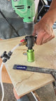 LOZLIN Hand Drill Water Injection Device with Adjustable Valve, M10 M14 5/8-11 Adapter for Tile & Stone Drilling