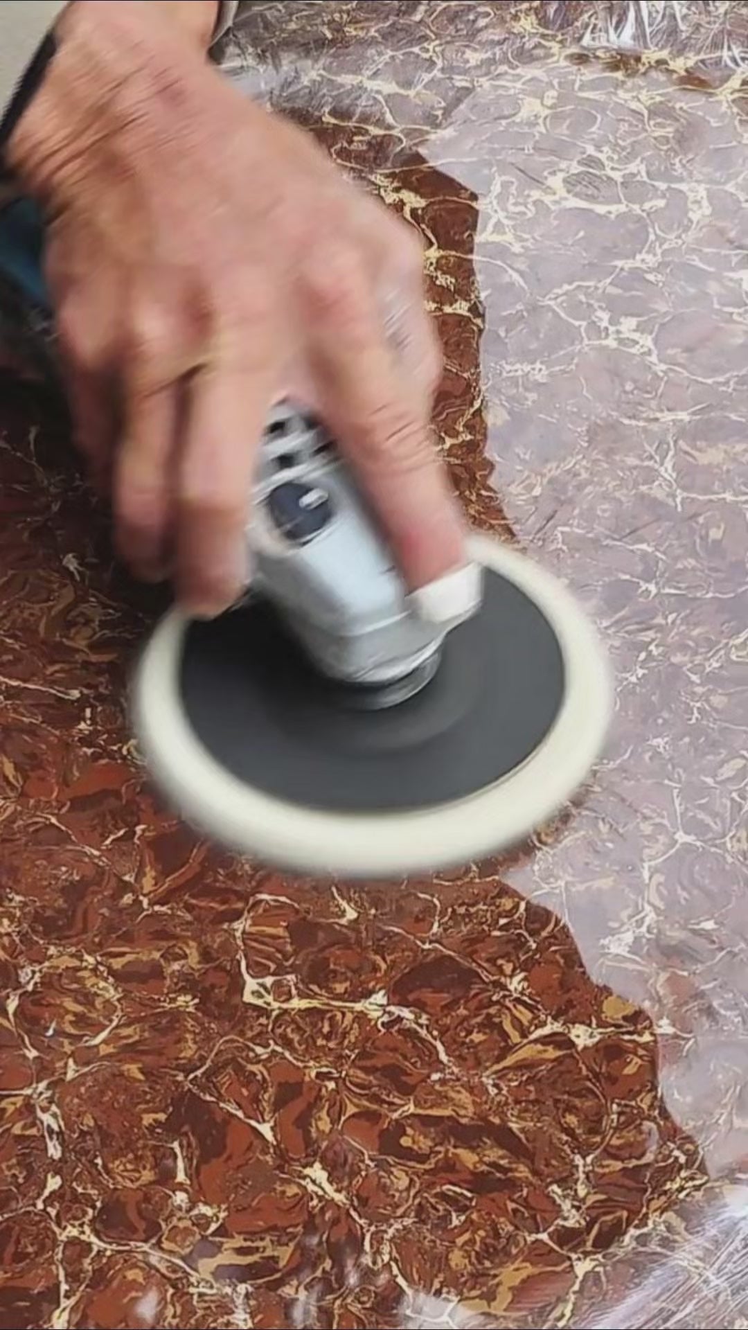 3/5 Stück 5-Zoll-Wolljalousien, geeignet für Fliesen, Glas, Metall, Kratzerreparatur, Autolackpolitur usw., können aus dem Spiegeleffekt herausgeworfen werden