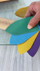 LOZLIN Mini Detail Hand Sander Kit, 5/21Pcs Hook & Loop Sanding Blocks, 80-600 Grit Abrasive Pads for Wood, Metal, Furniture, Crafts & Tight Spaces