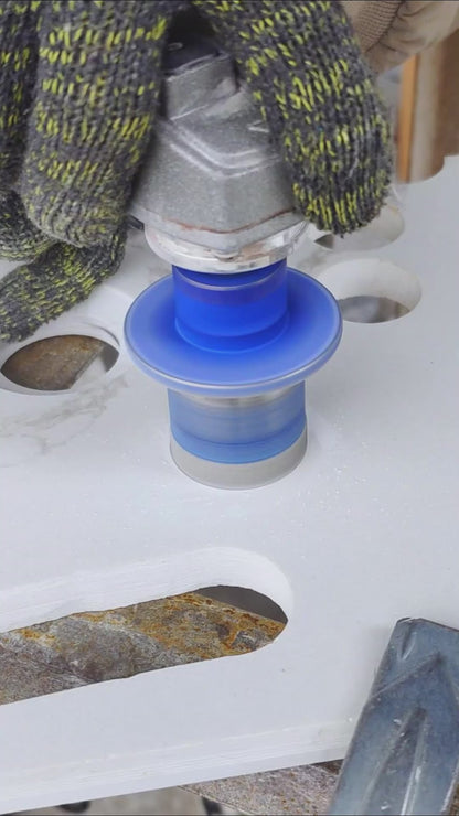 Double Layer Diamond Drill Bit for Countertop Sink Installation - For Tile, Quartz, Marble & Stone - Perfect for Kitchen/Bathroom Sink & Sewer Drain Drilling