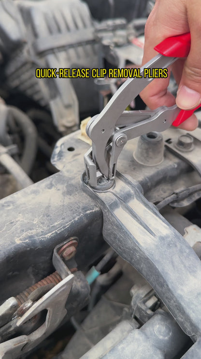 New Auto Fastener Clip Removal Pliers - Heavy-Duty MetalQuick-Release Tool, Non-Destructive Removal Tool forFasteners and Clips, Automotive Repair Specialized Tool,Essential Outdoor Emergency Tool Hardware
