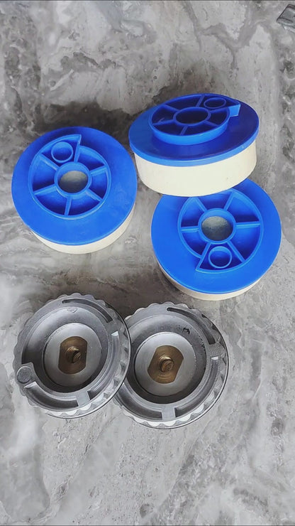 4Inch/5Inch Snail Lock Rubber Aluminum Connector - Sticky Disc for Side Polishing Grinder, Water Grinding Pad, Stone Chamfering Machine Accessories