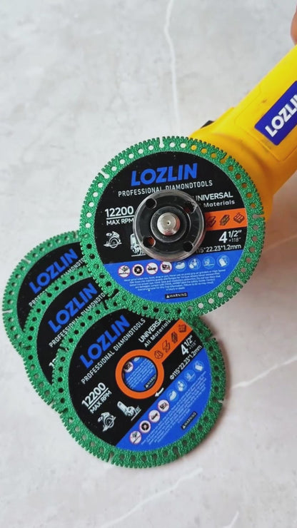 3 PCS 4-1/2lnich Diamond Cutting Discs.for Cutting Machine Blades Cut Off WheelsToolMetal Rebar Porcelain Tile GraniteESS [Marble Smooth Cutter Tool Mesh TurboDiamond