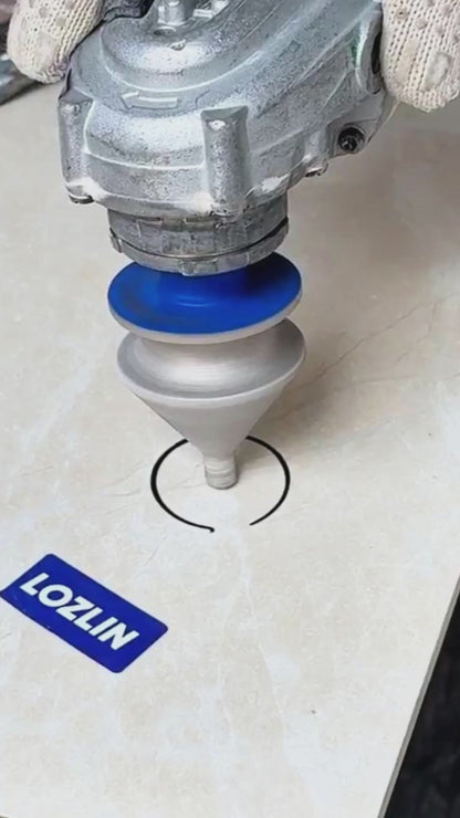 LOZLIN Diamant-Fasen- & Anfasfräser für Winkelschleifer – Bohren, Reiben, Bogenfräsen, Trimmen auf Granit, Marmor, Fliesen, Keramik & Stein, 5/8"-11 M14 Gewinde zum Bohren