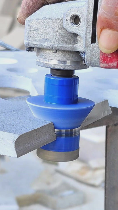 Diamond Beveled Drill Bit - Countertop Sink Hole Reamer for Tile & Marble - Angle Grinder Installation Tool with Beveled Edge