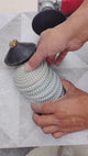 8PCS 4" 100mm Diamond Convex Polishing Pads, Bowl Arc Stone Grinding Polishing Discs with Backer Pad for Marble Granite Countertop