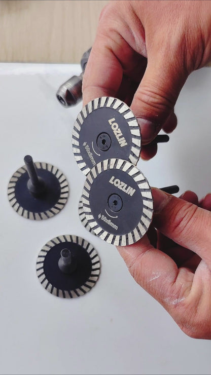 3PCS 2" (5cm) Diamond Mini Saw Blades - Precision Cutting & Engraving for Marble, Granite & Stone - Straight Grinder Mounted Stone Carving Tools