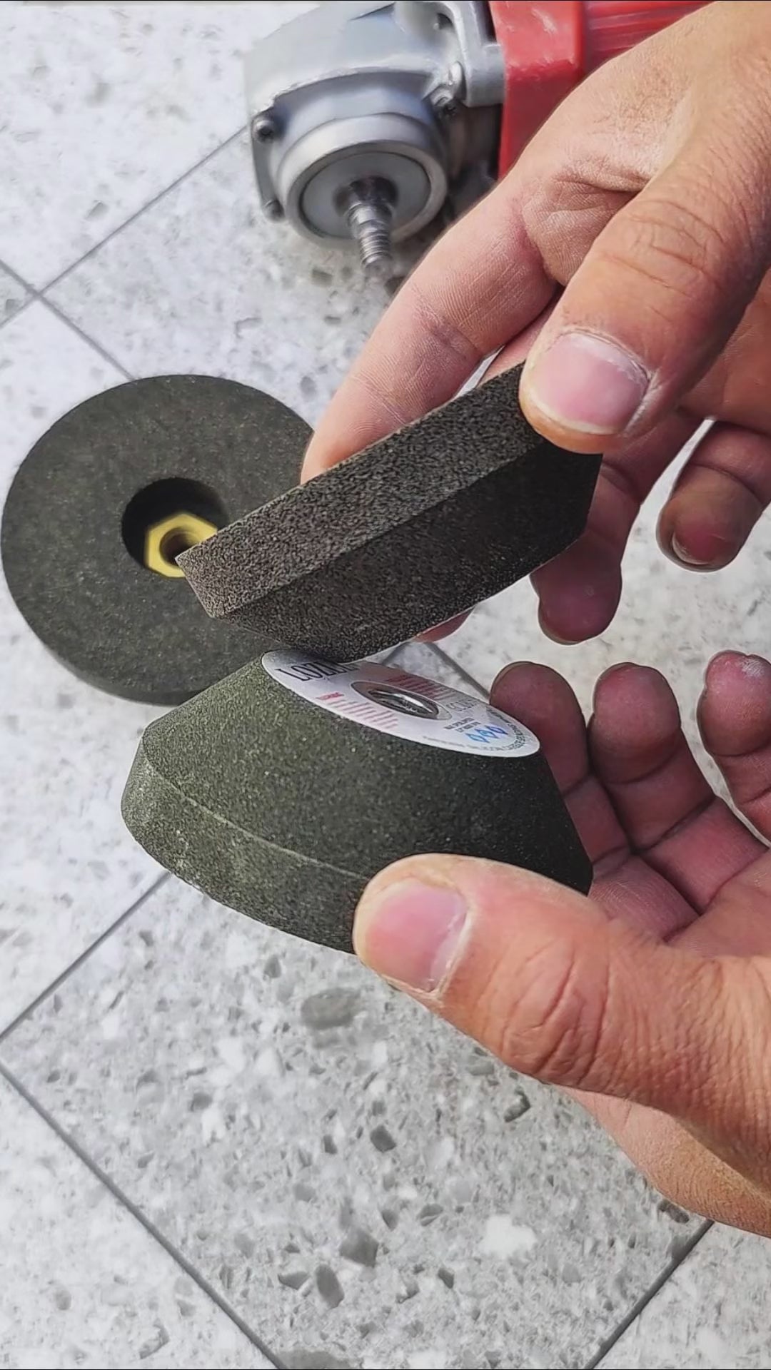 3 Stück Diamant-Schleifscheiben – für Marmor, Granit, Fliesen und Metall – Winkelschleifscheiben zum Trimmen, Anfasen und Oberflächenschleifen