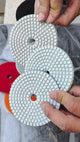 16-teiliges 4"/100-mm-Diamant-Polierpad-Set – 5/8"-11 M14 M10 Schleifscheiben für Granit, Marmor, Beton und Stein – Zubehör für professionelle Nass-Winkelschleifer
