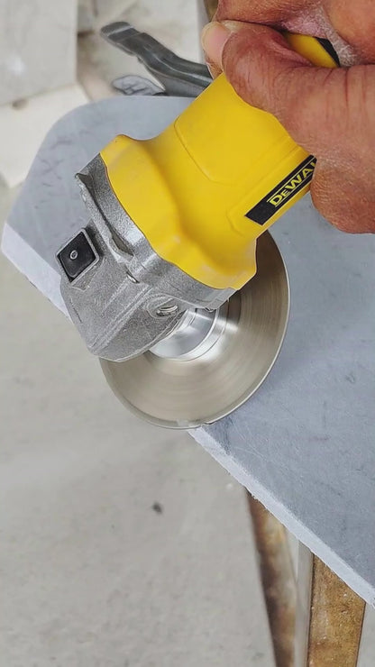 4/4.5" (100/115MM ) Double-Sided Diamond Cutting Disc - 5/8-11 M14 M10 Thread for Angle Grinder - Electroplated for Tile Marble Granite Cutting & Grinding