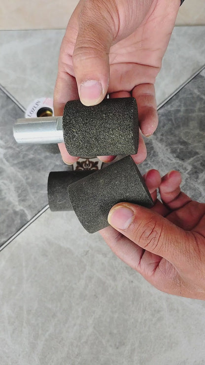 4PCS/Set Diamond Grinding Wheel Kit - Cylindrical Internal Polishing Tools for Marble, Granite & Cobblestone Planters - Professional Stone Surface Renovation Set
