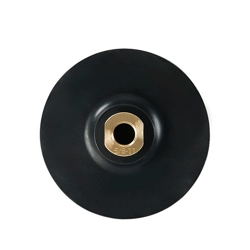 3" - 4" (80 mm - 100 mm) flexible Gummi-Schleifscheibe – selbstklebender, biegsamer Kopf zum Steinbogenschleifen auf Marmor und Granit – Zubehör für Winkelschleifer-Schleifpads